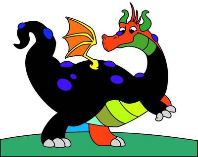 Inspiratie: Schattige draak kleurplaat – ingekleurd door de community