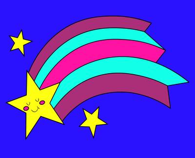 Pomysł: Uśmiechnięta kometa – ukończona przez użytkownika Colomio