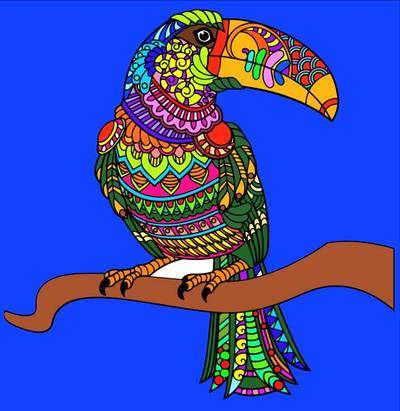 Inspiraatio: Tukaani mandala – yhteisön värittämä