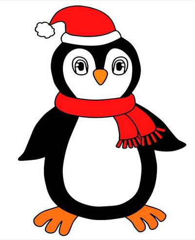 Ideia: Pinguim com gorro – finalizado por um membro da Colomio