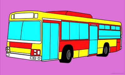 Versione colorata: Autobus