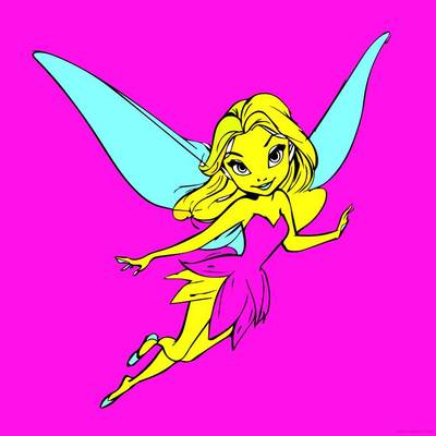 Färglagd version: Fängslande fe-illustration