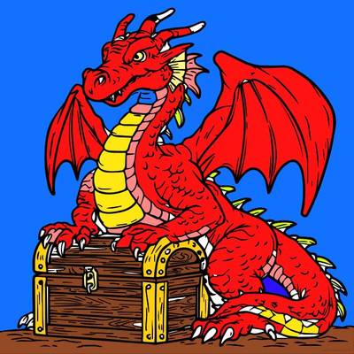 Idée : Dragon coffre – réalisé par un membre de Colomio