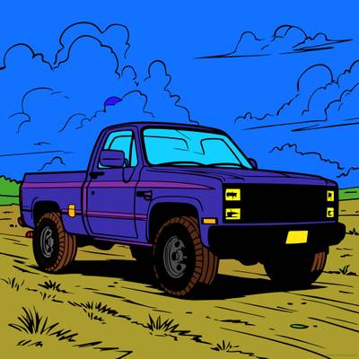 Versione colorata: Pickup classico
