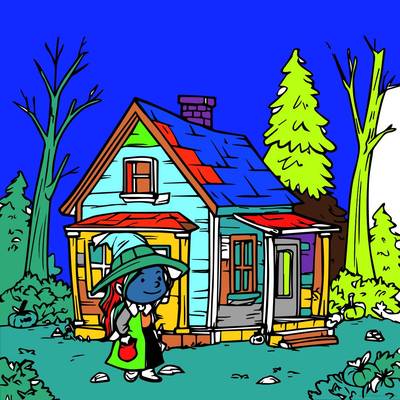 Inspiração: Casa de bruxa – colorido pela comunidade