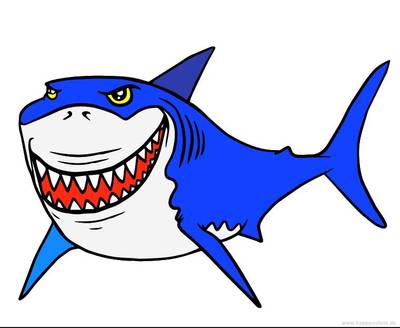 Colored version: Shark