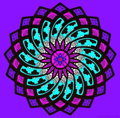 Przykład: Gotycka mandala – ze społeczności Colomio