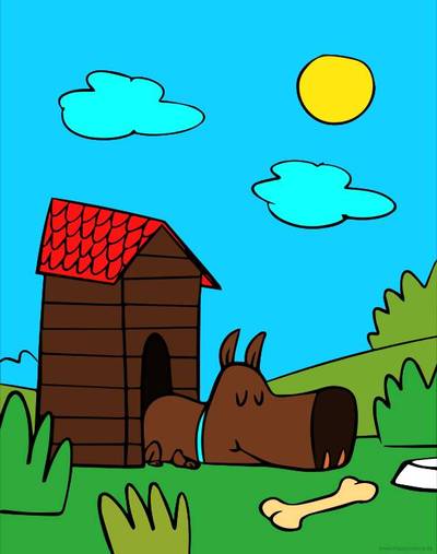 Inspiration: Sleeping Dog – colored by the community