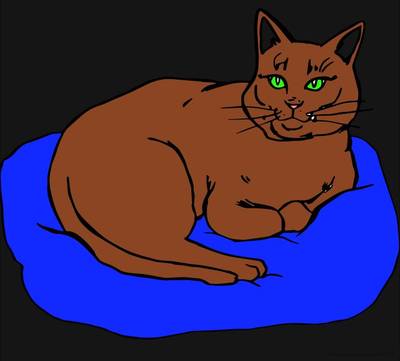 Version coloriée : Bleu russe