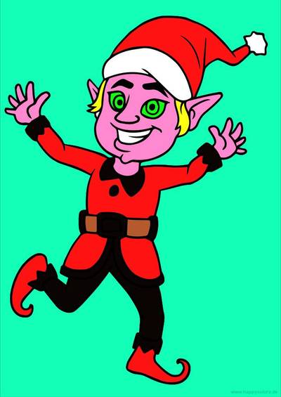 Ausgemalte Version: Kobold