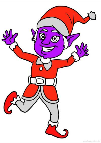 Ausgemalte Version: Kobold