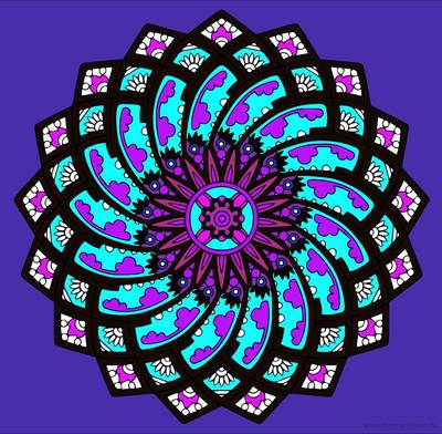 Exemple : Mandala gothique – de la communauté Colomio