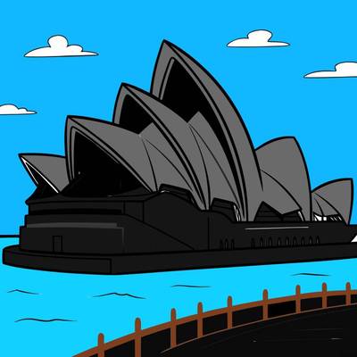 Inspiração: Ópera de Sydney – colorido pela comunidade