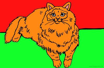 Ausgemalte Version: Ragdoll